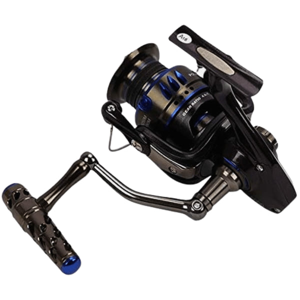 Haibo Poleax 5000 Spinning Reel, Full Aluminium Body with 7+1 Bearings, Sealed Drag and Machined Handle