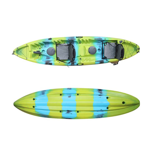 Happiness II Double Person Paddle Kayak 3.7M Package seats and 220Cm paddles