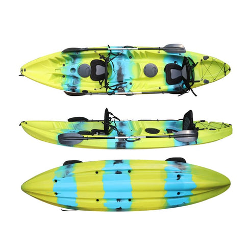 Happiness II Double Person Paddle Kayak 3.7M Package seats and 220Cm paddles