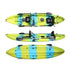 Happiness II Double Person Paddle Kayak 3.7M Package seats and 220Cm paddles