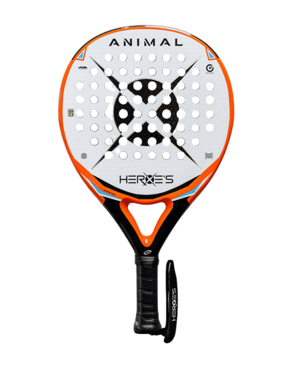 Heroe's Animal 2023 Padel Racket, Control Racket with Triple Layer Fibreglass Face and Super Soft EVA Core