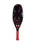 Heroe's Coach 2025 Beach Tennis Racket, Danny Cirella Model with Red Kevlar Face and 100% Carbon Frame