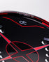 Heroe's Coach 2025 Beach Tennis Racket, Danny Cirella Model with Red Kevlar Face and 100% Carbon Frame