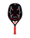 Heroe's Coach 2025 Beach Tennis Racket, Danny Cirella Model with Red Kevlar Face and 100% Carbon Frame