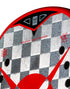 Heroe's Mjolnir Beach Tennis Racket, Precision and Control Racket with Silver Carbon Face and EVA Black Core