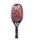 Heroe's Mjolnir Beach Tennis Racket, Precision and Control Racket with Silver Carbon Face and EVA Black Core