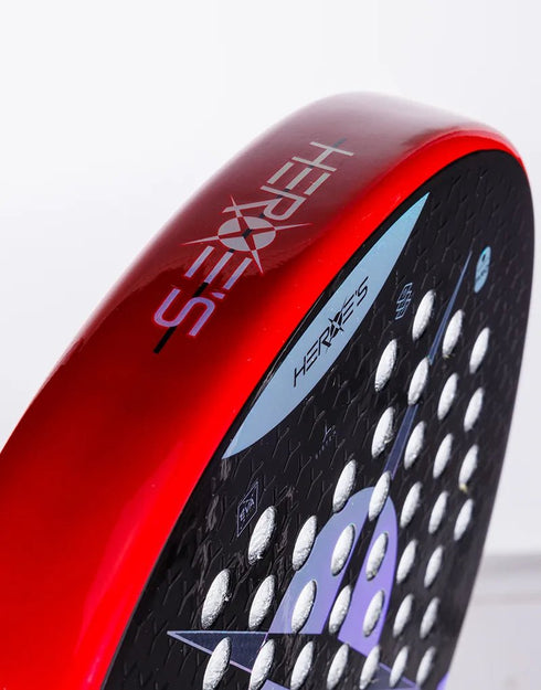 Heroe's Patriot Hyper 2025 Padel Racket, All-Round Control Racket with Y-Bridge, 3K Carbon and 3D Textured Face