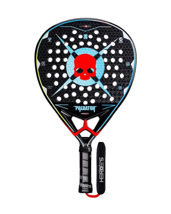 Heroe's Predator LTD Hydrogen Padel Racket, Limited Edition Diamond Racket with 12K Carbon and VibraX Bridge