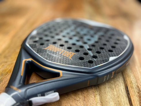 Heroe's Raptor 2026 Padel Racket, Diamond Shape Attacking Racket with 18K Silver Carbon and 3D Spin Face