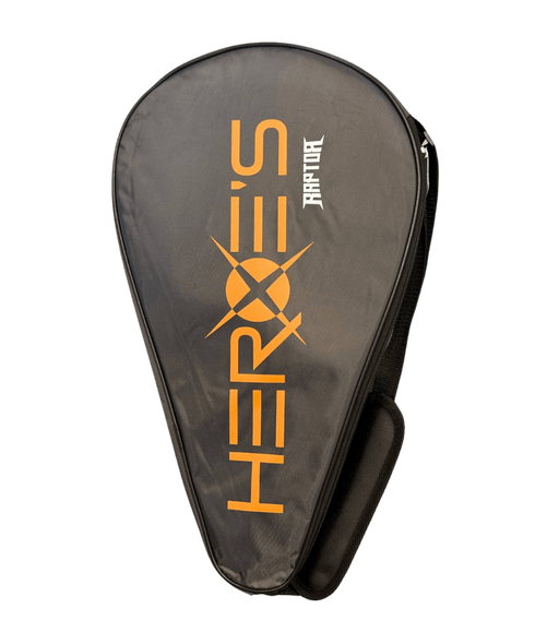 Heroe's Raptor 2026 Padel Racket, Diamond Shape Attacking Racket with 18K Silver Carbon and 3D Spin Face