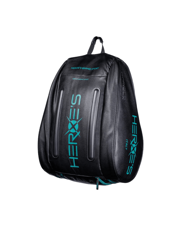 Heroe's Thunder Futura Padel Bag, Eco-Leather Racket Backpack with Thermo Tech Compartment and Shoe Pocket