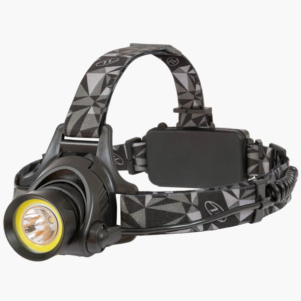 Highlander Polaris Rechargeable Headlamp (550 Lumen), a bright, long-lasting, rechargeable LED headlamp for outdoor activities.