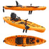 Hunter Pro Flap Pedal Kayak SK-32, 3.2m Single Fishing Kayak with Stadium Seat EV and 220 cm Paddle
