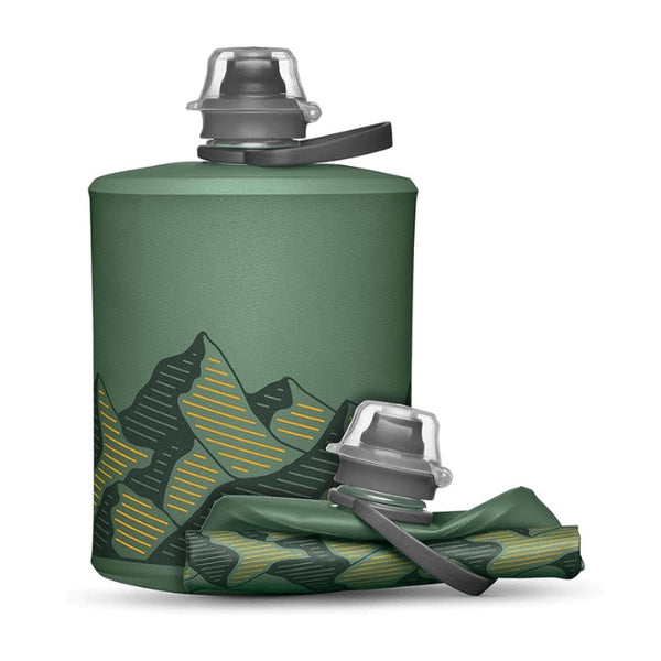 HydraPak Stow - Collapsible Backpacking Water Bottle 500 ml - BPA Free, Ultra Light, Spill - Proof Twist Cap