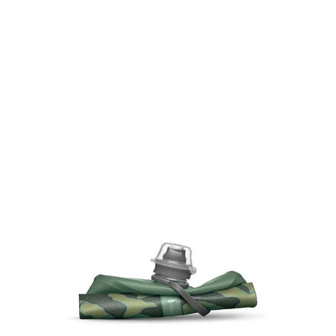 HydraPak Stow Collapsible Water Bottle – 1L – Ultralight, Leak - Proof, BPA - Free, Filter Compatible Travel & Hiking Flask