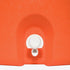 Igloo 10 Gallon Seat Top Water Jug with Cup Dispenser Orange, Insulated 38 L Drinks Cooler with Push-Button Spigot
