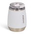 Igloo 10 oz Stainless Steel Wine Tumbler White, Vacuum Insulated Stemless Wine Glass with Flip N Sip Lid