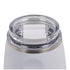 Igloo 10 oz Stainless Steel Wine Tumbler White, Vacuum Insulated Stemless Wine Glass with Flip N Sip Lid
