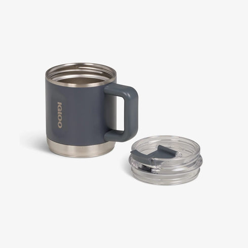 Igloo 15 oz Coffee Mug, Double Wall Vacuum Insulated Stainless Steel Mug with Lid for Hot and Cold Drinks