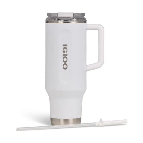 Igloo 40oz Stainless Steel Travel Mug – Large Capacity and Durable Design, Insulated for Temperature Retention