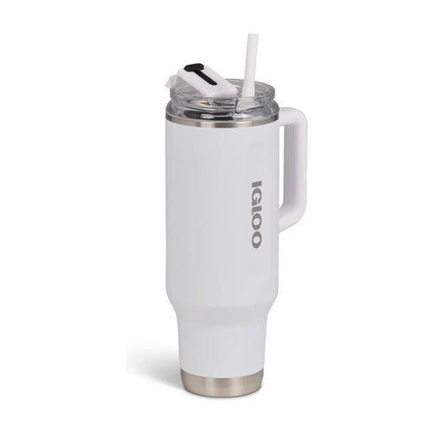 Igloo 40oz Stainless Steel Travel Mug – Large Capacity and Durable Design, Insulated for Temperature Retention