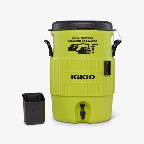 Igloo 5 Gallon Seat Top Wash Station Green