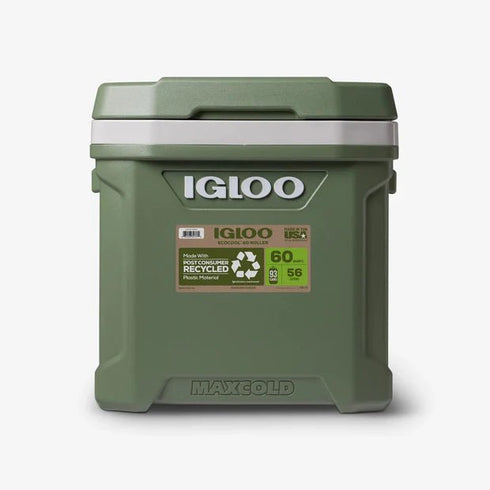 Igloo Ecocool 60 Roller Vintage Green Edc Eol Disc