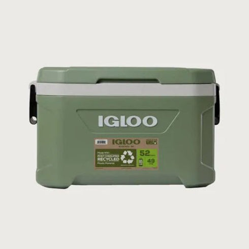 Igloo - Ecocool Latitude 52 Qt Cooler Box Vintage Green