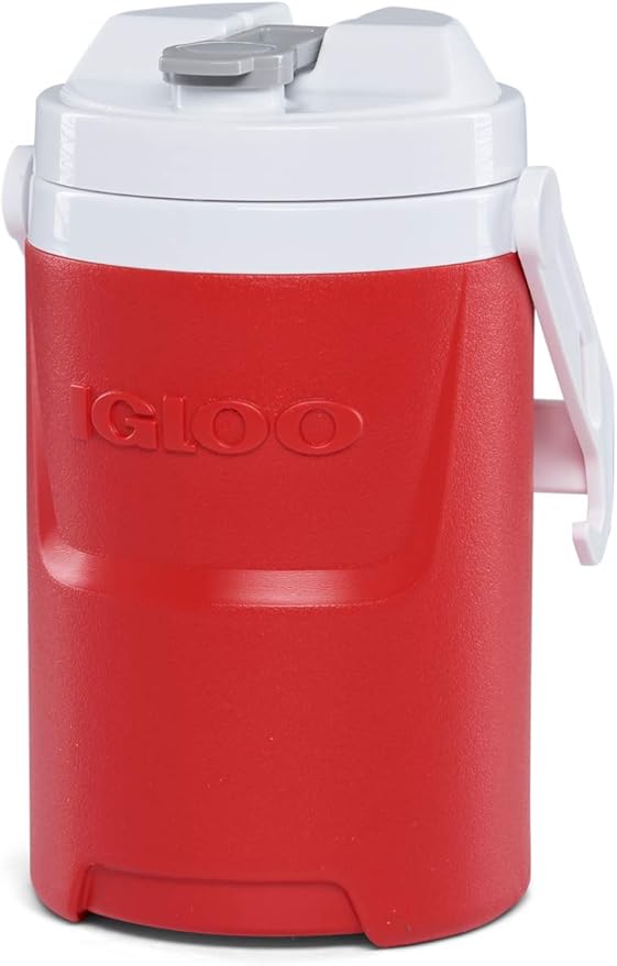Igloo Laguna 1/2 Gallon Jug, a durable, insulated, and ergonomic water container with a spout for easy drinking.