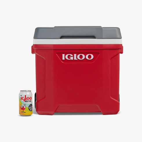 Igloo - Latitude 30 Roller Cooler Industrial Red Meteorite Disc