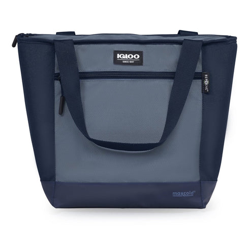 Igloo MaxCold Packable 16-Can Tote Cooler, Insulated Soft Cooler Bag with Front Pocket for Beach and Grocery