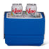 Igloo Playmate Mini 4 Qt Cooler, Personal 6 Can Lunch Cooler with Push-Button Lid and Tent-Top Design