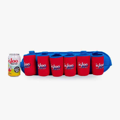Igloo Retro Beerdolier Blue/Red Star