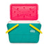 Igloo - Retro Jade 25 Qt Lunch Picnic Basket Cooler Dark Jade Bold Magenta Livewire Yellow Disc