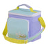 Igloo Retro Square Lunch Bag Lilac, Insulated 9 Can Cooler Bag with Shoulder Strap and Front Zip Pocket
