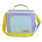Igloo Retro Square Lunch Bag Lilac, Insulated 9 Can Cooler Bag with Shoulder Strap and Front Zip Pocket