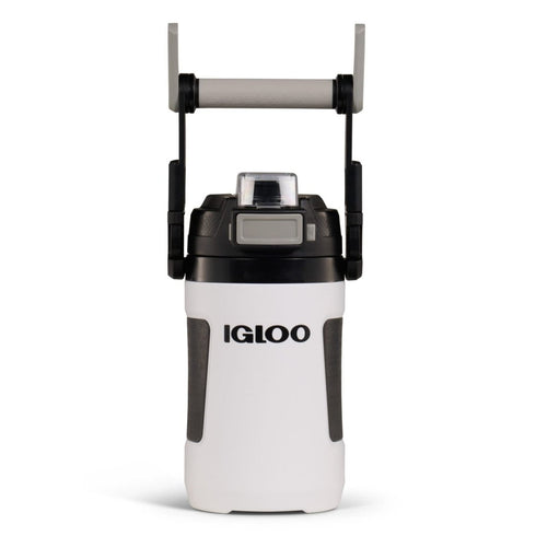 Igloo Rival 1 Qt Sports Jug White, Insulated 0.95 L Water Jug with Chug Spout and CONNEXT Clip System