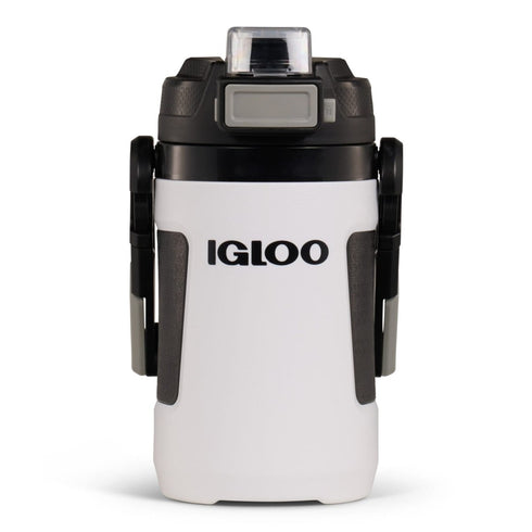 Igloo Rival 1 Qt Sports Jug White, Insulated 0.95 L Water Jug with Chug Spout and CONNEXT Clip System