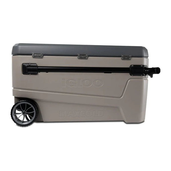 Igloo - Sportsman Sunset Glide 110 Cooler Box Sandstone Carbonite