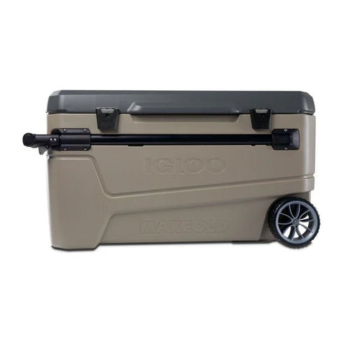 Igloo - Sportsman Sunset Glide 110 Cooler Box Sandstone Carbonite