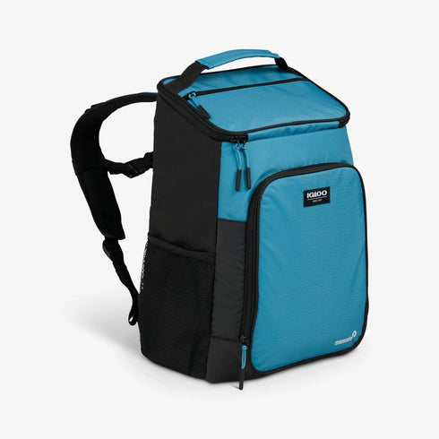Igloo Top Grip Backpack 24 Can Cooler, MaxCold Insulated 18 L Soft Cooler Backpack with Padded Straps