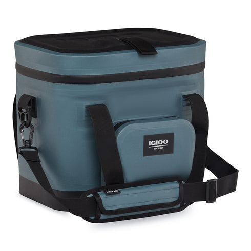Igloo Trailmate 18 Can Cooler Bag, MaxCold Ultra Insulated Soft Cooler with Built-In Bottle Opener