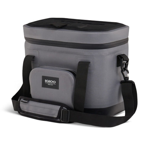 Igloo Trailmate 18 Can Cooler Bag, MaxCold Ultra Insulated Soft Cooler with Built-In Bottle Opener
