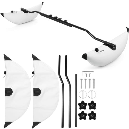 Inflatable Kayak Stabilizer, Outrigger Float Kit for Stand-Up Fishing and Extra Kayak Stability