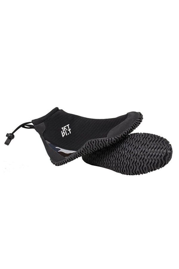 Jetpilot Hi Cut Hydro Shoe, Men's 1.5mm Neoprene Water Shoe with Ankle Protection and Grooved Rubber Sole