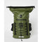 Jetpilot Venture 50L Waterproof Bag Black Sage, Roll Top Tarpaulin Dry Backpack with Welded Seams
