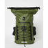 Jetpilot Venture 50L Waterproof Bag Black Sage, Roll Top Tarpaulin Dry Backpack with Welded Seams