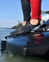 Jetpilot Venture Explorer Shoe Black, Slip On Water Shoe with Drainage Rubber Sole and Bungee Cinch