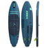 Jobe Aero Rasa Compact SUP Board 10.6 Package, Folding Inflatable Paddle Board with 5-Piece Paddle