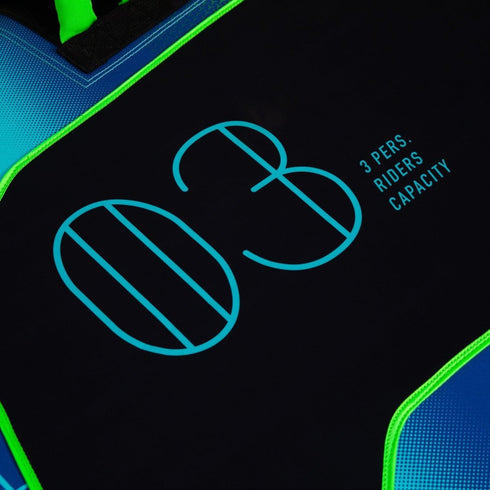 Jobe Airstream Towable 3P, 3 - Person Inflatable Tube for Fast Group Watersport Rides